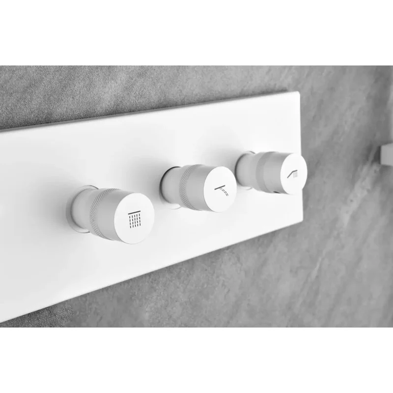 Real Deal Wall Mounted Waterfall Shower System With Adjustable Slide Bar Hand Sprayer And Smooth Self Cleaning Silicone Nozzles Solid Brass Build Zero Hassle Clog Free Rainfall Upgrade For Your Bath