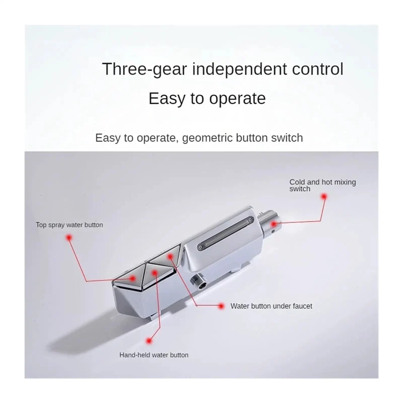 Top Shelf Digital Shower System Featuring Slick Thermostatic Temperature Controls And Crisp Led Display Panel Premium All Copper Valve With Hassle Free Operation And Multi Jet Rainfall Handheld Combo For Modern Baths