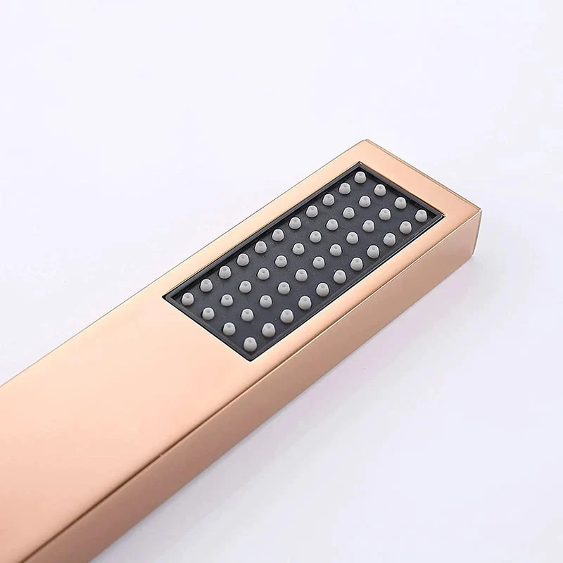 10 Inch Ultra Thin Rose Gold Shower Set With Heavy Duty High Pressure Rain Head And Handheld Sprayer Luxury Solid Brass Bathroom Mixer For An Insane Home Glow Up And Flawless Aesthetic