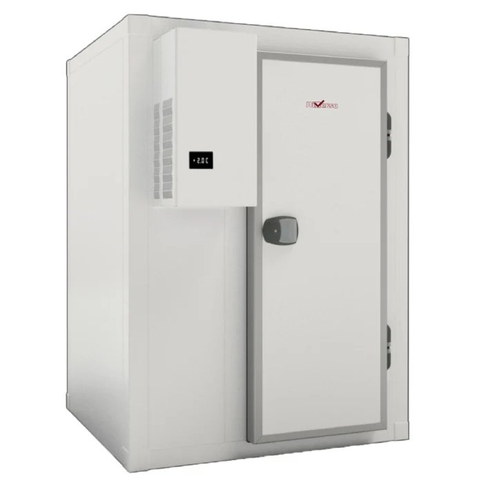 Kühlzelle ISO 60 mit Gruppe, Innendim. 1430 x 1230 xh 2030 mm (4,07 m³ )