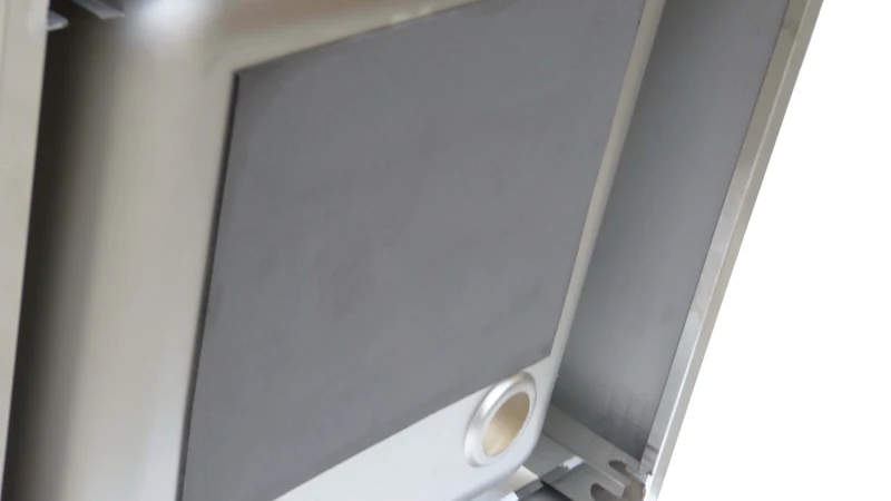 Spültisch aus Edelstahl, zwei Becken rechts, 140 x 60
