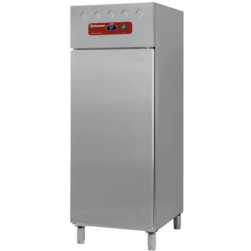 Edelstahlkühlschrank 700L , Edelstahl , Umluftkühlung , EN 600x400, IP70/PC-R2