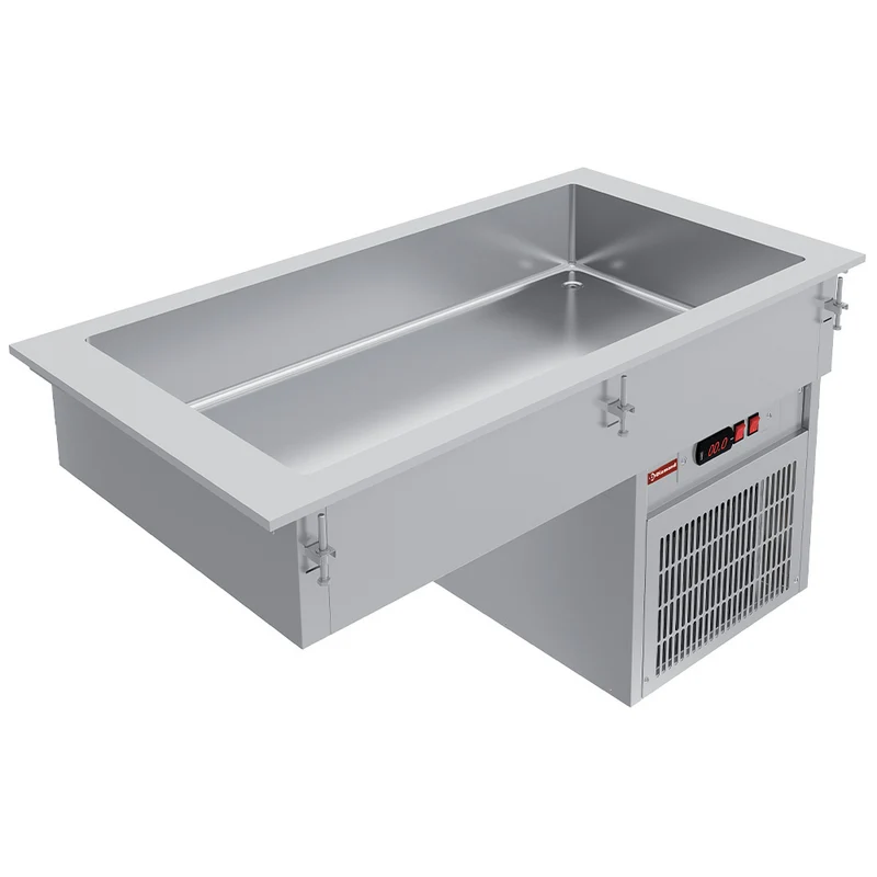 Einbau-Kühlwanne 4x GN 1/1 mit statischer Kühlung, IN/RCX15-R9
