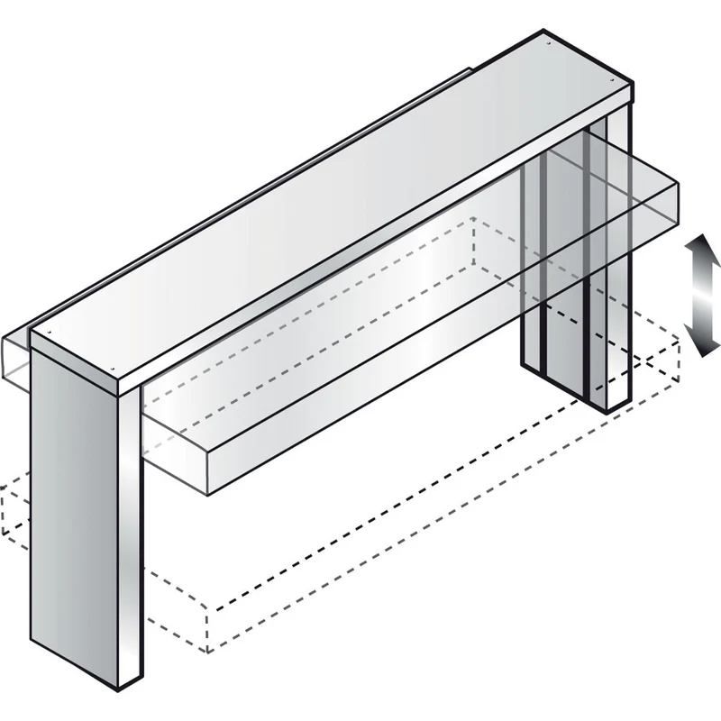 Profi Hebe-Salamander 1120 mm , Automatisch höhenverstellbar, IN/CM12