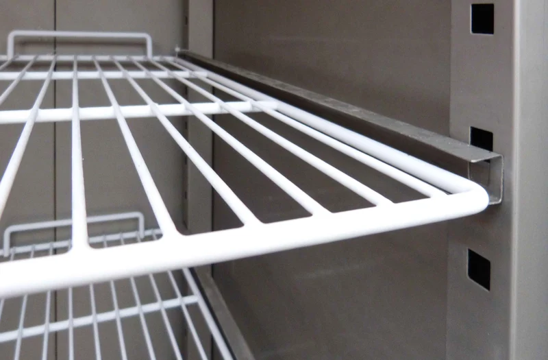 Edelstahltiefkühlschrank, Inhalt 525 Liter
