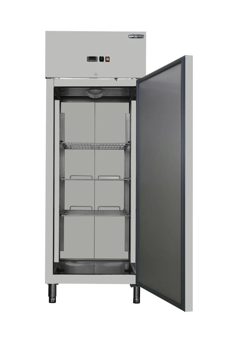Edelstahltiefkühlschrank, Inhalt 451 Liter