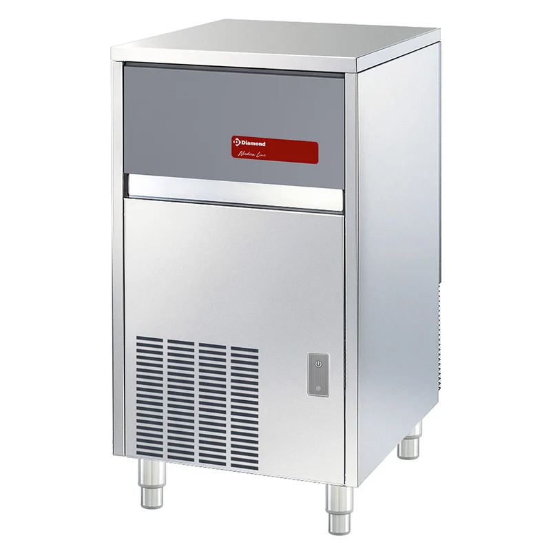 Profi Eiswürfelbereiter für Volleiswürfel , 47 kg/24h , 25 kg Vorratsbunker, ICE50W-R2