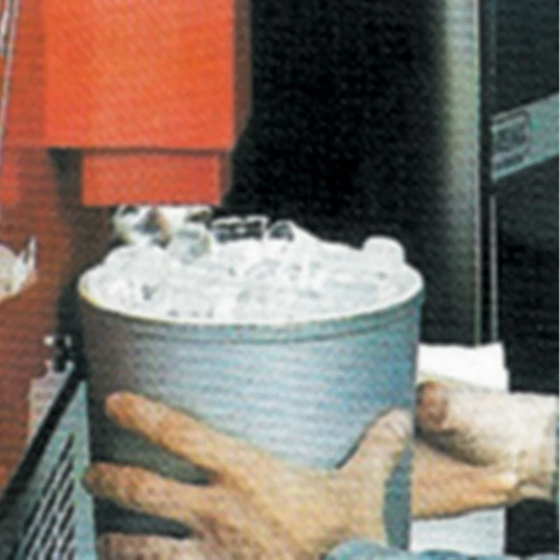 Professioneller Eiswürfelspender für Volleiswürfel , 45 kg/24h , Luftgekühlt, ICE42DISPA