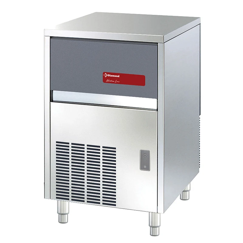 Profi Eiswürfelbereiter für Volleiswürfel , 35 kg/24h , 16 kg Speicher, ICE35W-R2