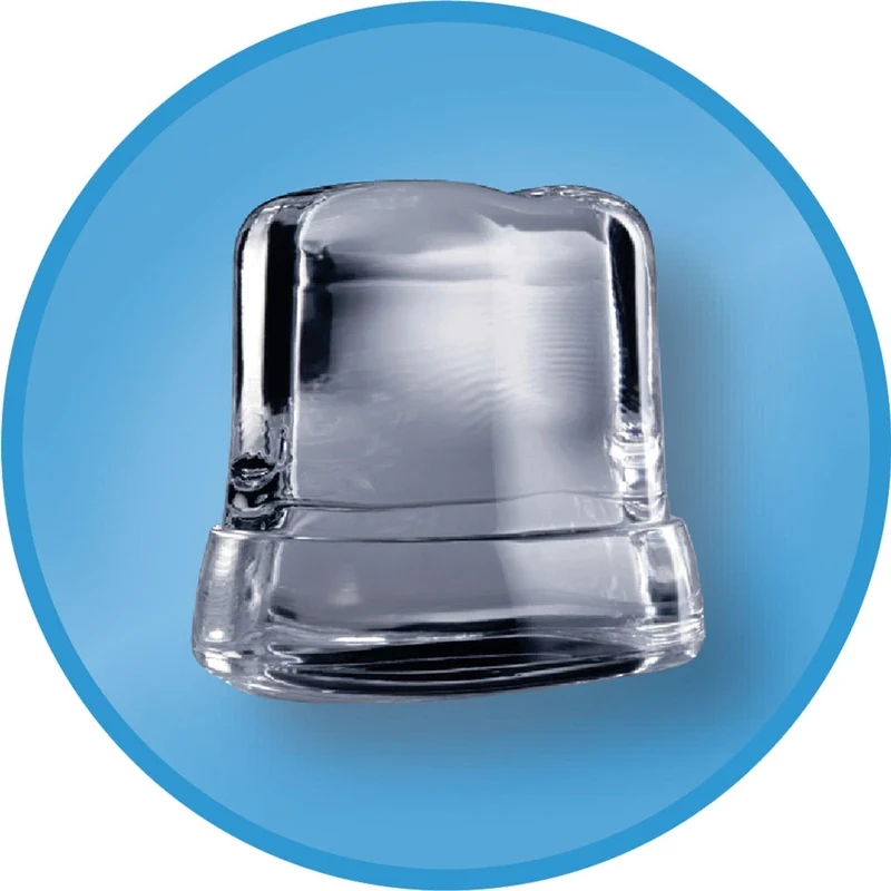 Profi Eiswürfelbereiter für Volleiswürfel , 35 kg/24h , 16 kg Speicher, ICE35W-R2