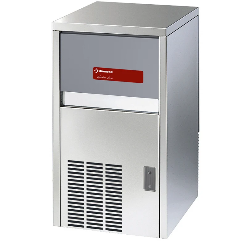 Eiswürfelmaschine für Volleiswürfel , 29 kg/24h , 9 kg Speicher , Luftgekühlt, ICE30A-R2