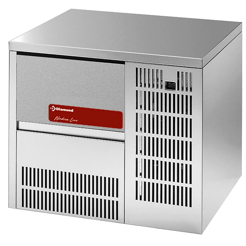 Profi Einbau-Eiswürfelbereiter für Volleiswürfel, 24 kg/24h, ICE24INCAS-R2