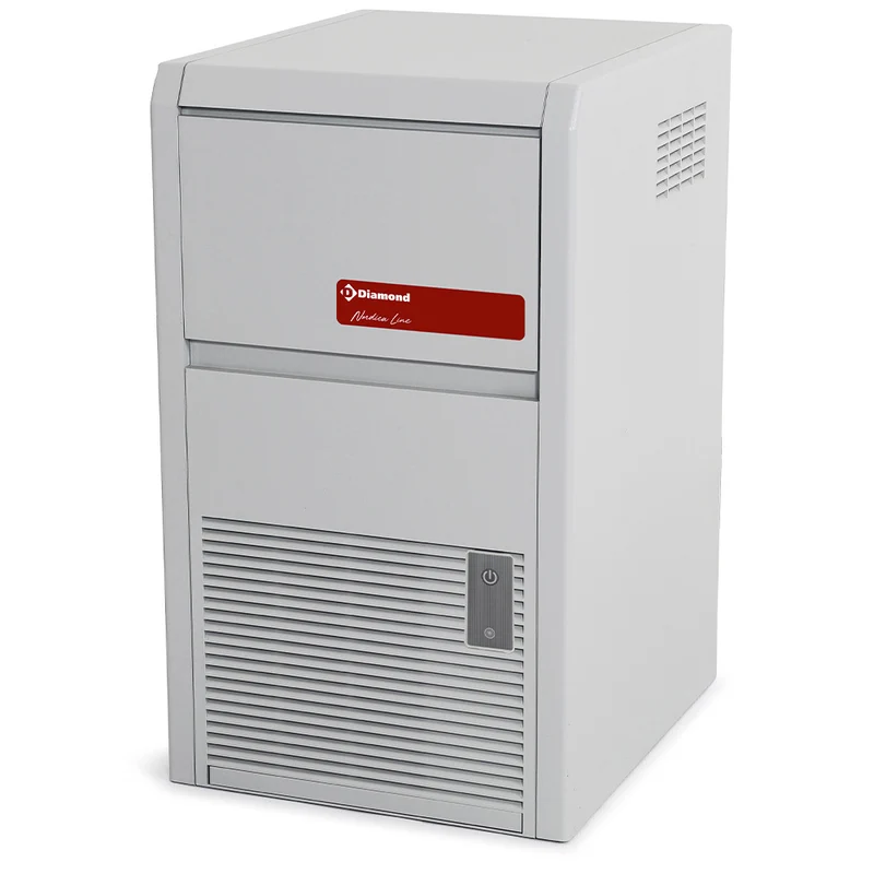 Gastro Eiswürfelmaschine für Volleiswürfel , 22 kg/24h , 4 kg Speicher, ICE22A-R2