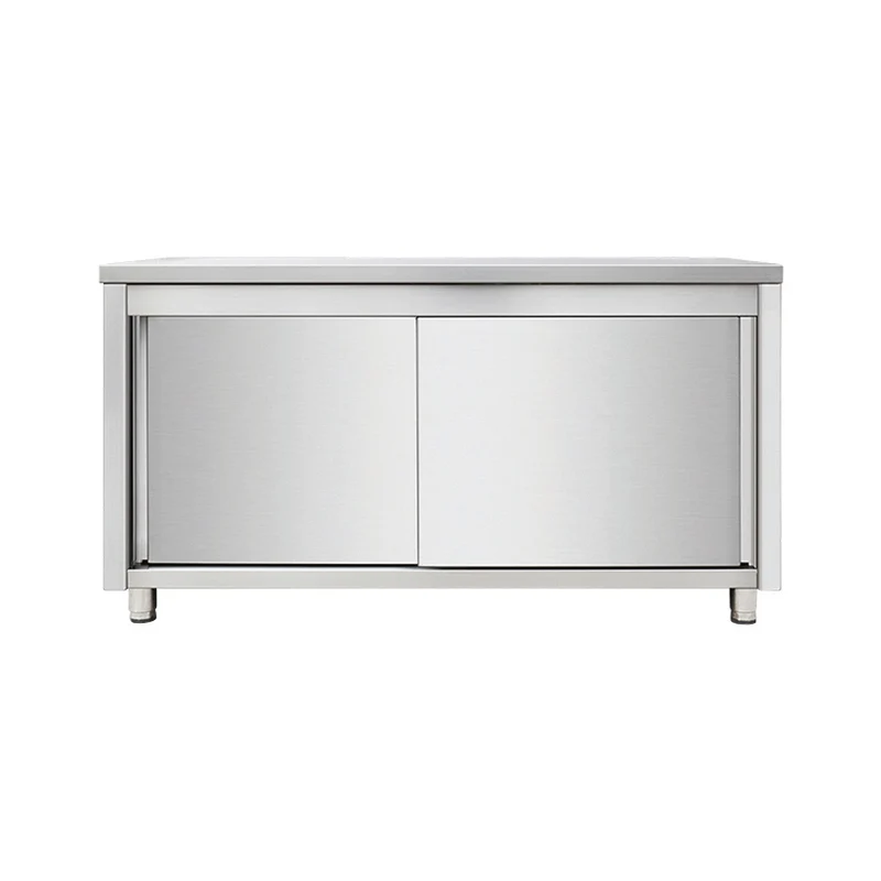 Arbeitsschrank aus Edelstahl, 120 x 60