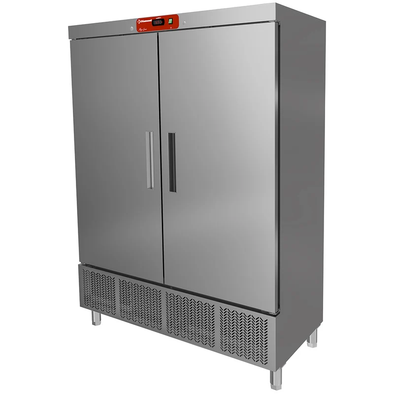 Gastro-Umluftkühlschrank 2-türig , 1100 L , Edelstahl, HD1412/R2