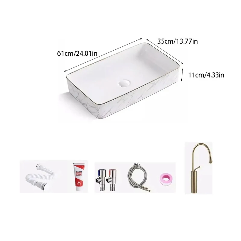 Ridiculously Stylish Ceramic Vessel Sink Designed To Sit Pretty On Any Countertop While Boasting A Knockout Bright White Glaze That Repels Scratches And Brings Serious Modern Vibes To Your Bathroom Setup