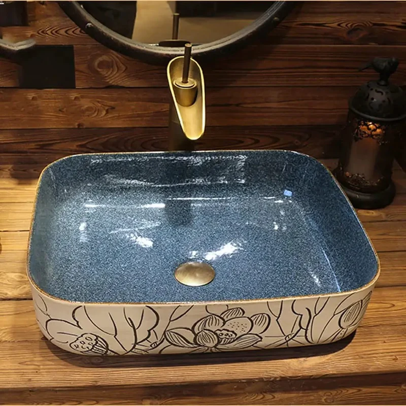 Slick White Rectangular Vessel Sink Ceramic Countertop Washbasin Complete Vanity Faucet Kit Fits Kitchen or Bath Easy Wipe Down Glossy Finish Modern Glow Up Fresh Drip Design