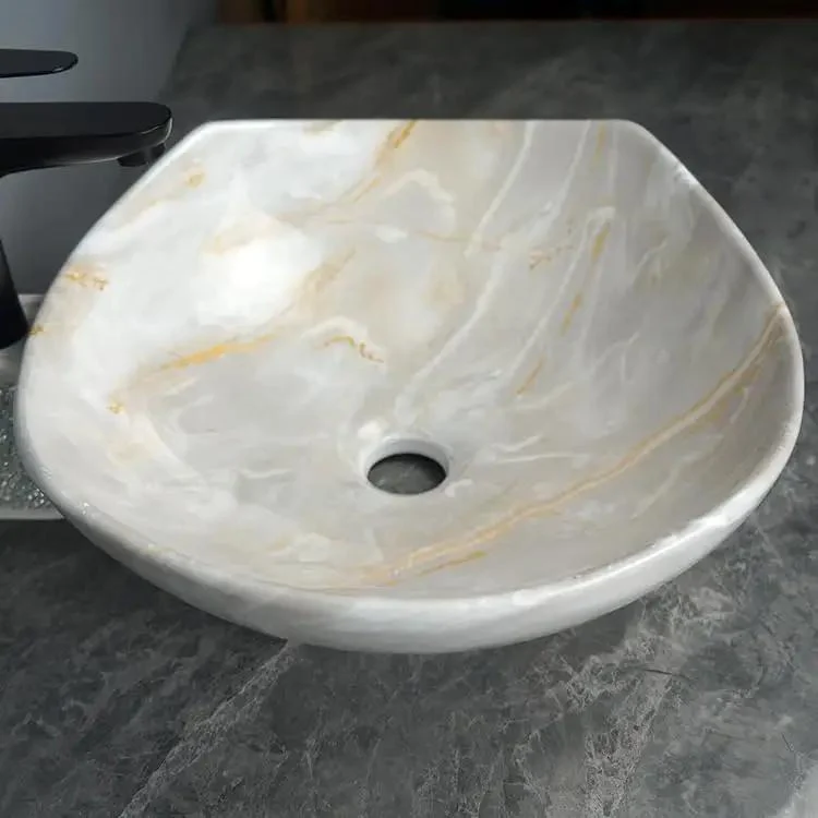 Sleek Round Vessel Bathroom Sink Glossy Ceramic Countertop Washbasin No Sweat Wipe Cleanup Stain Resistant Vanity Upgrade For Modern Home Or Hotel Style Baths