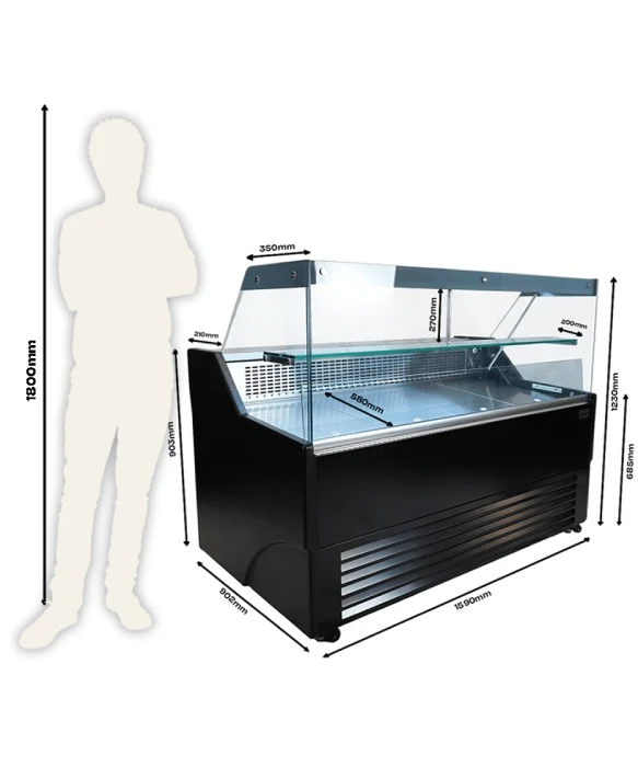 KÜHLVITRINE WESLEY 1.5