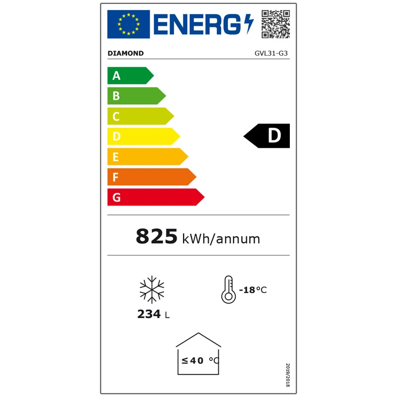 Gewerbe Tiefkühltruhe 303 L mit Glasschiebedeckel, fahrbar, GVL31-G3