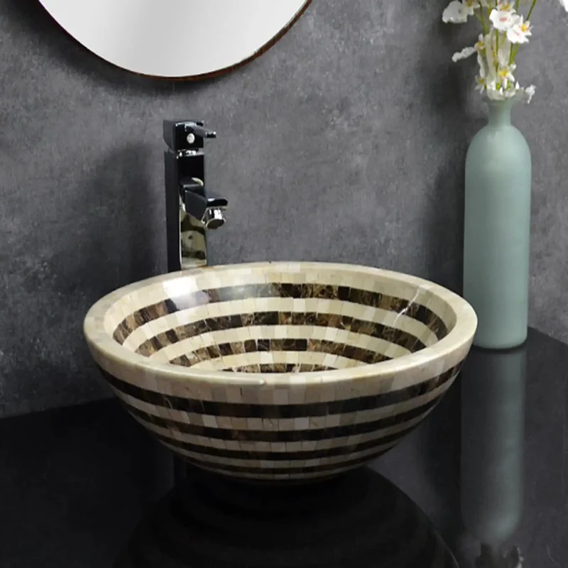 Slick Round Ceramic Vessel Basin Sink Sits Flawlessly On Countertops Offering An Effortless Daily Clean That Seriously Kicks Up Your Bathroom Vibes While Serving As A Legit 16 Point 5 Inch Vanity Piece