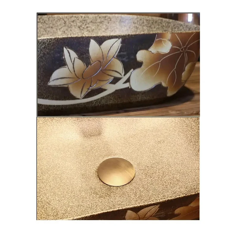 Top Shelf Ceramic Vessel Sink For Bathroom Vanity Countertop Basin With A Killer Vintage Art Look And Smooth Modern Luxury Finish Crafted To Upgrade Any Home Space Or Commercial Washroom Setup Today
