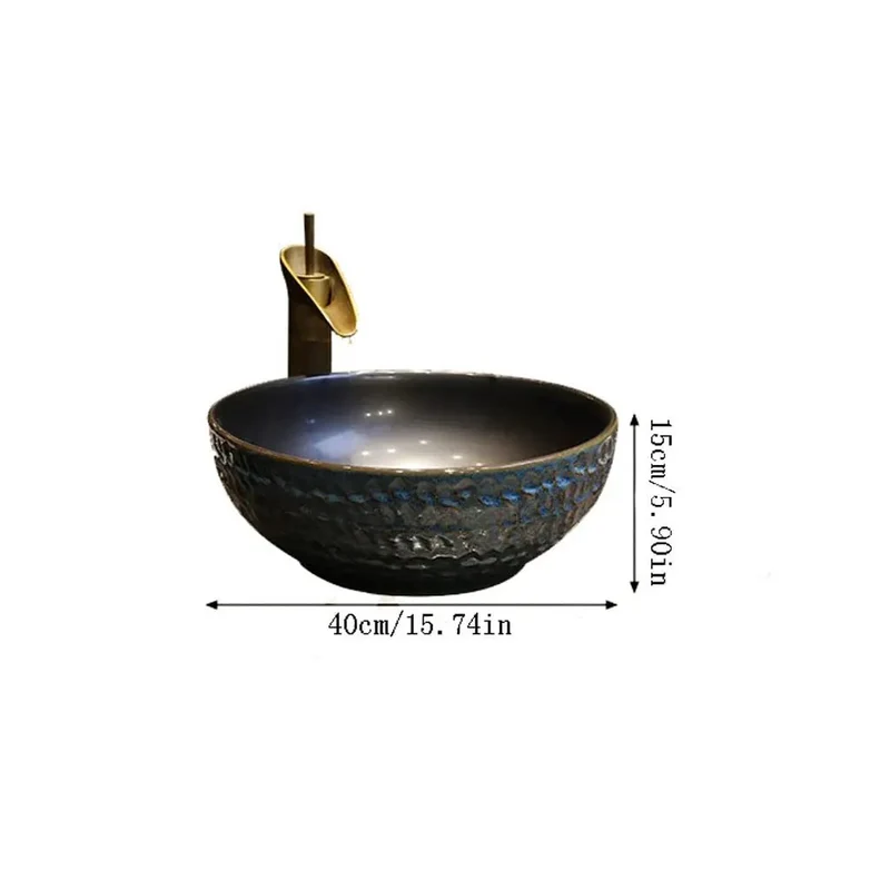 Dead Simple Modern Ceramic Vessel Sink For Bathroom Or Bar Bringing Serious Swag To Your Countertop Install This Round Washbasin With Faucet For No Sweat Daily Cleaning And A Sweet Polished Finish Year Round