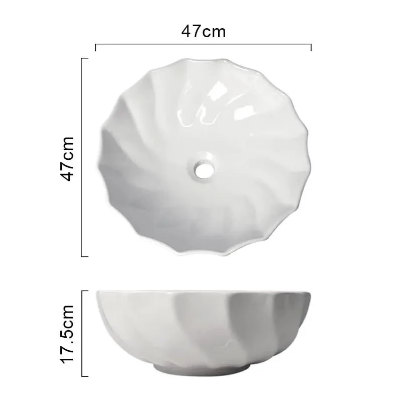 Slick Round Ceramic Vessel Sink For Bathroom Vanity With Fresh Modern Lines And Straight Up Luxe Finish Top Shelf Basin Perfect For Hotels And Bars Seeking Heavy Duty Glam Without The Hassle