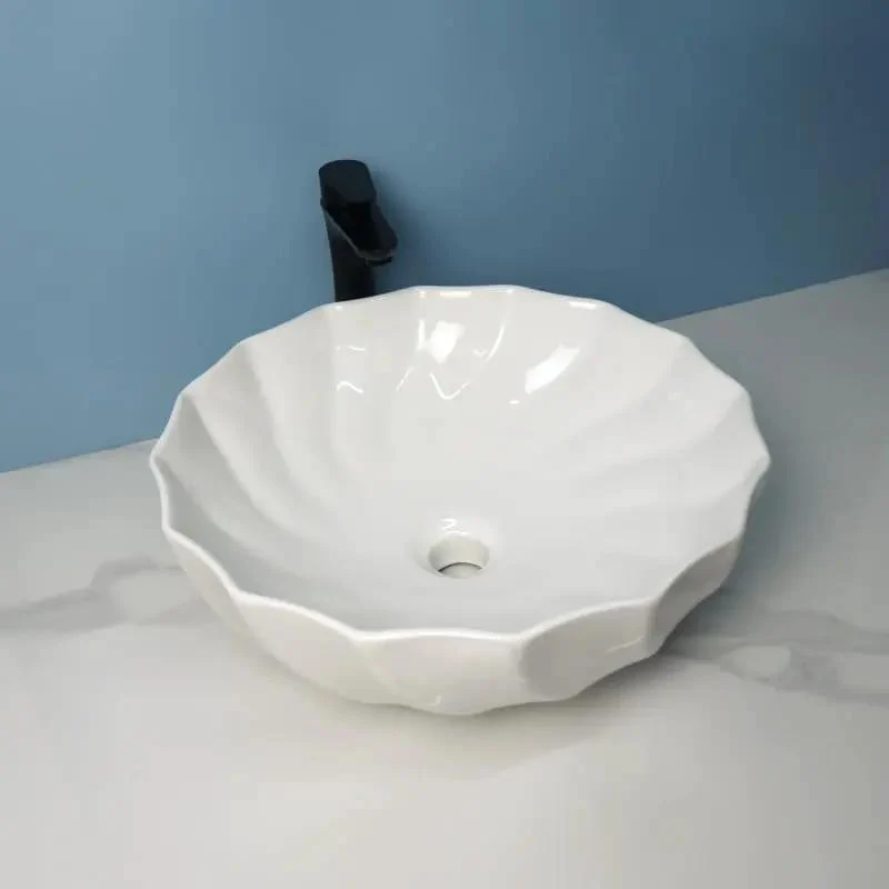 Slick Round Ceramic Vessel Sink For Bathroom Vanity With Fresh Modern Lines And Straight Up Luxe Finish Top Shelf Basin Perfect For Hotels And Bars Seeking Heavy Duty Glam Without The Hassle
