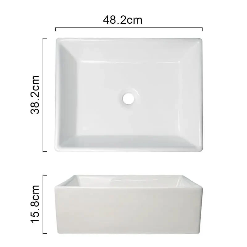 Slick Ceramic Vessel Sink With Square Flat Bottom Design Perfect For Modern Bathroom Countertops Delivers A Fresh Vibe And Zero Drama Mounting For Your Daily Wash Setup