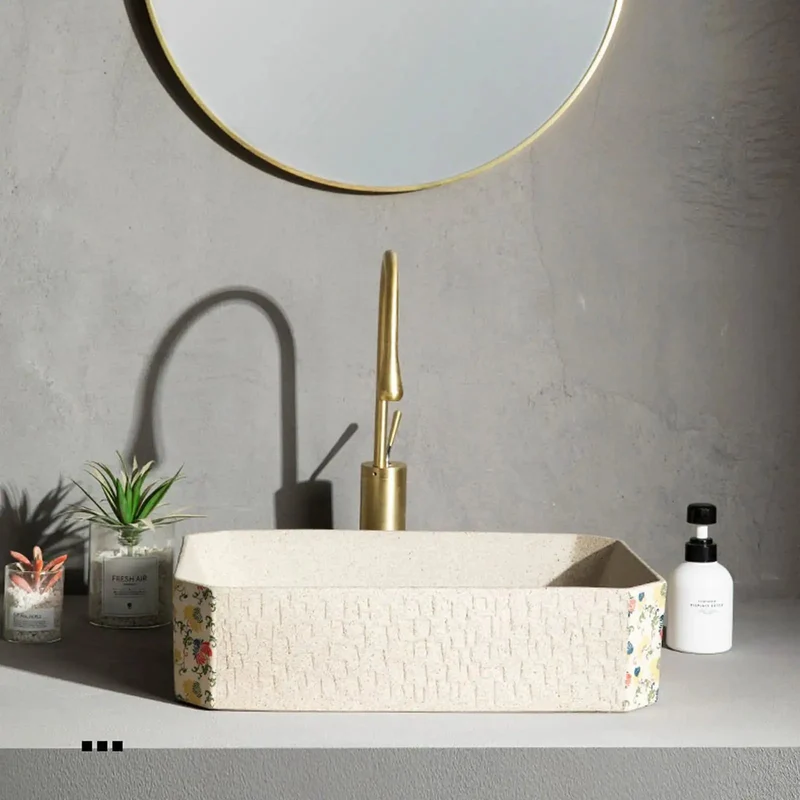 Fresh Modern Artistic Bathroom Vessel Sink Featuring A Slick Ceramic Finish And Top Tier Above Counter Washbasin Design Ideal For Indoor Or Outdoor Spaces With Hella Solid Construction And Smooth Lines For A Clean Balcony Basin Refresh