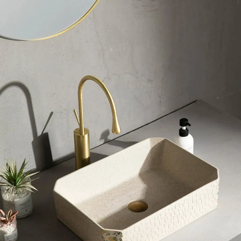 Fresh Modern Artistic Bathroom Vessel Sink Featuring A Slick Ceramic Finish And Top Tier Above Counter Washbasin Design Ideal For Indoor Or Outdoor Spaces With Hella Solid Construction And Smooth Lines For A Clean Balcony Basin Refresh