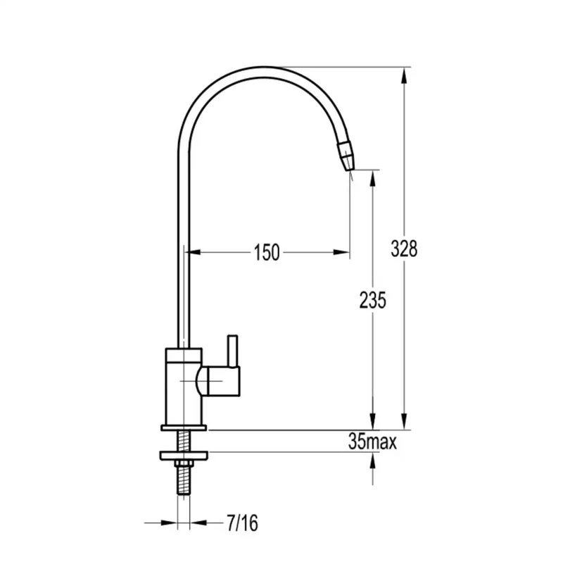 Top Shelf Solid Brass Kitchen Faucet With Pure Water Tap And Ceramic Filter Cartridge Single Lever Sink Mixer Built Different For Rust Proof Reliability And Smooth As Butter Operation Guaranteed