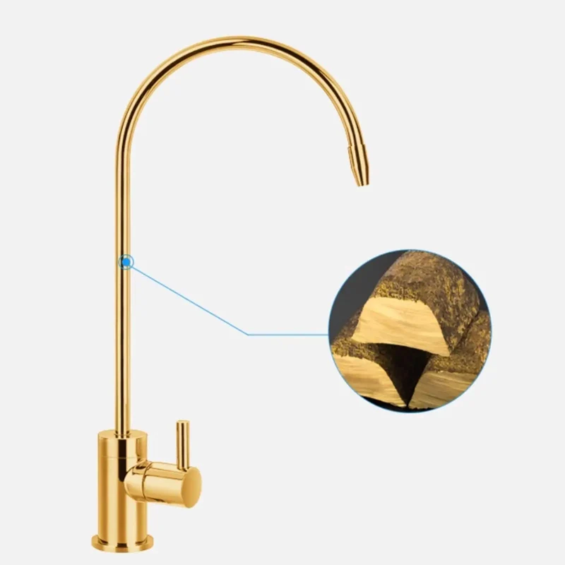 Top Shelf Solid Brass Kitchen Faucet With Pure Water Tap And Ceramic Filter Cartridge Single Lever Sink Mixer Built Different For Rust Proof Reliability And Smooth As Butter Operation Guaranteed