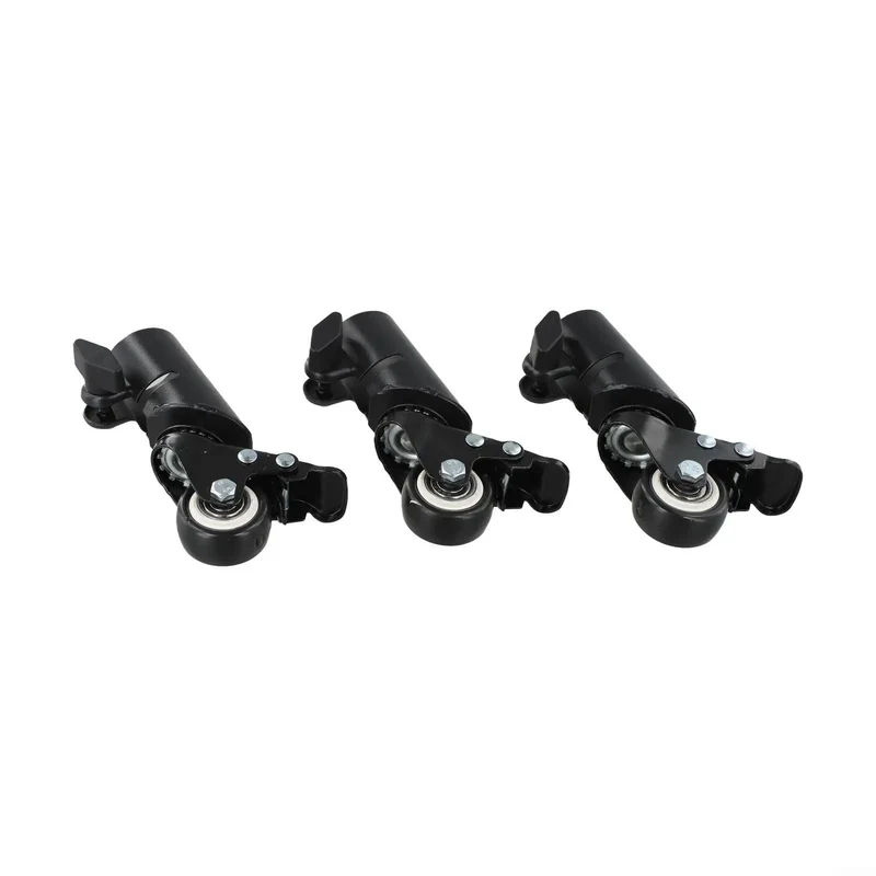 L-Shaped Caster Wheels with Silent Ball Bearings for Speaker Tripods and Heavy Furniture Smooth Rolling Easy Install Quiet Glide 66 Lbs Load Capacity Badass Stability for Your Gear Setup No Nonsense Quality That Slaps