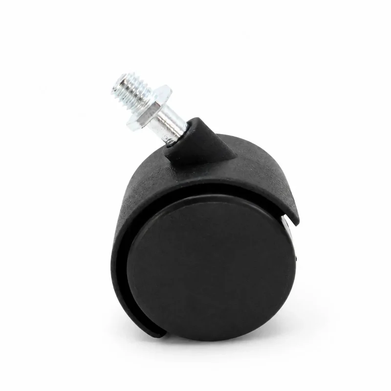 Glide Like Butter Four Pack Swivel Caster Wheels With Brakes For Oil Filled Radiators And Electric Heaters Replacement Casters For Furniture And Bath Chairs Floor Safe Plastic Design Quiet Operation Black