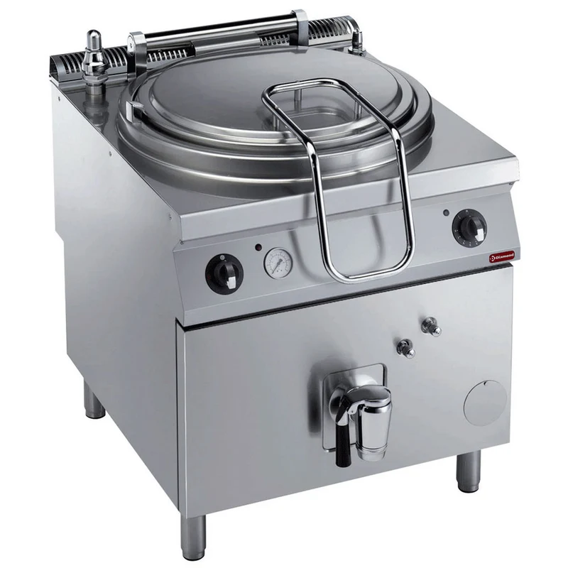 Elektro-Kochkessel 150L , Indirekt beheizt , Edelstahl, E22/M150I8-230/3--N