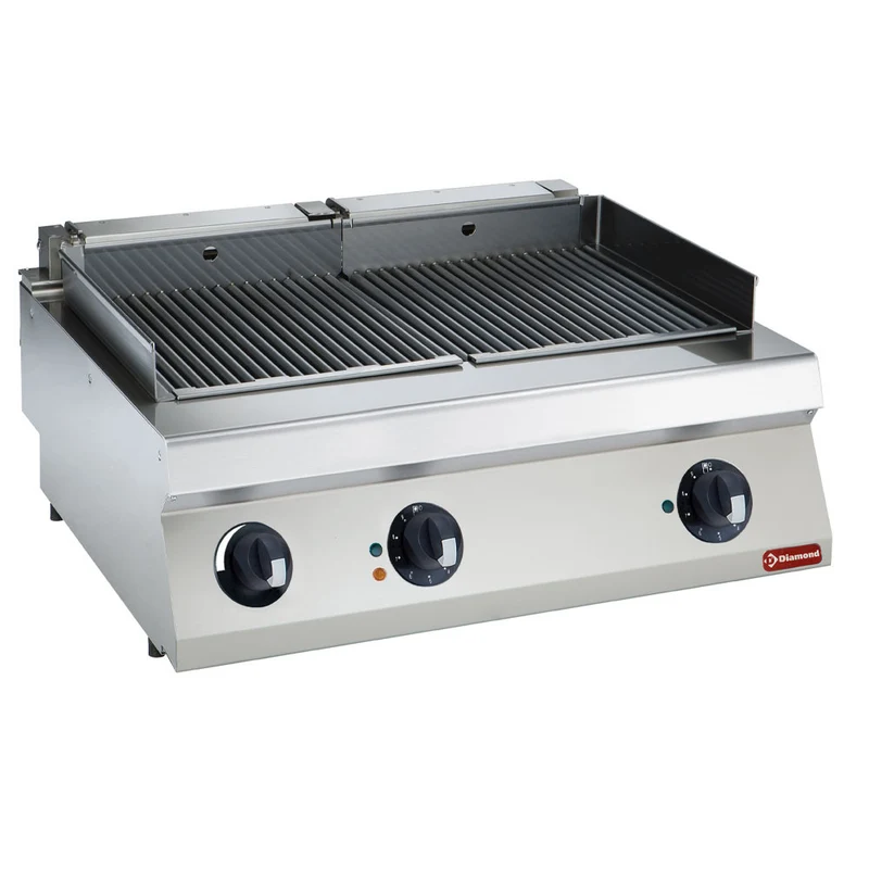 Gastro Elektro-Rostgrill 80 cm , Tischgerät , 11,6 kW, E22/GPLP2-HP-230/3-
