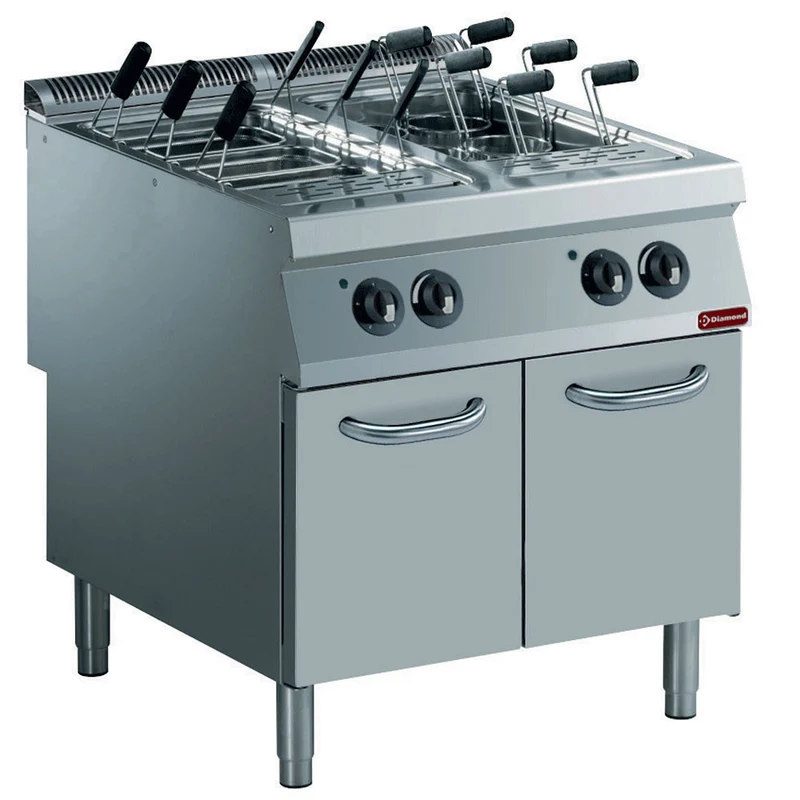 Profi Nudelkocher Standgerät , 2 Becken , 2x 40 Liter , GN 1/1, E22/CPA8-230/3--N