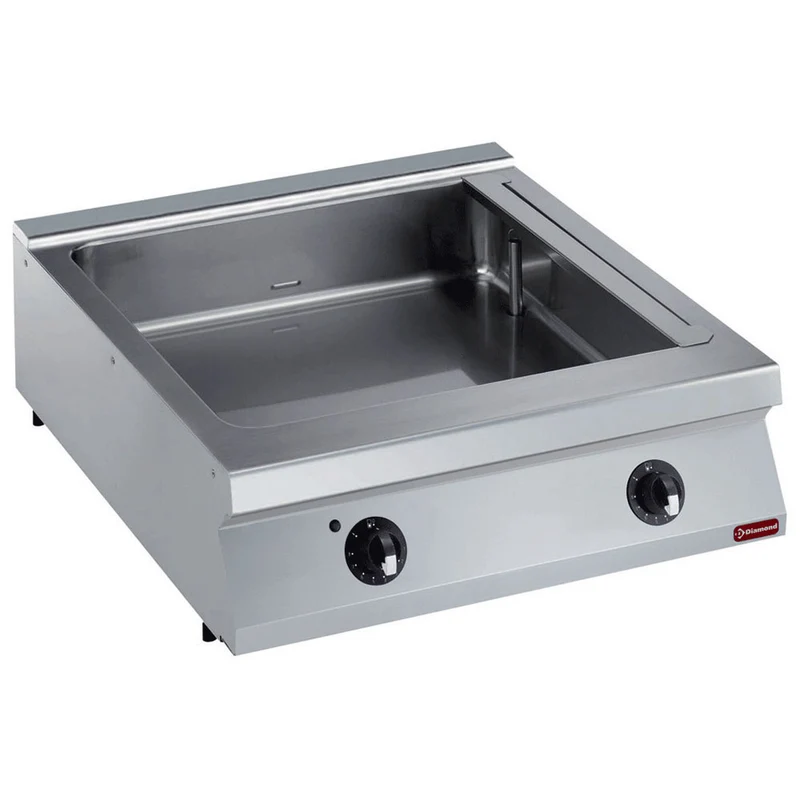 Elektro Bain-Marie Auftischgerät – für 8 x GN 1/3 Behälter, E22/BM8T-230/3--N