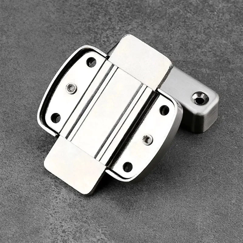 Heavy Duty Cast Metal Toggle Latch Hella Secure Sliding Door Bolt Right Angle Gate Lock Garage Kennel Shed Padlock Alternative Quick Screw Install Window Cabinet Safety Latch