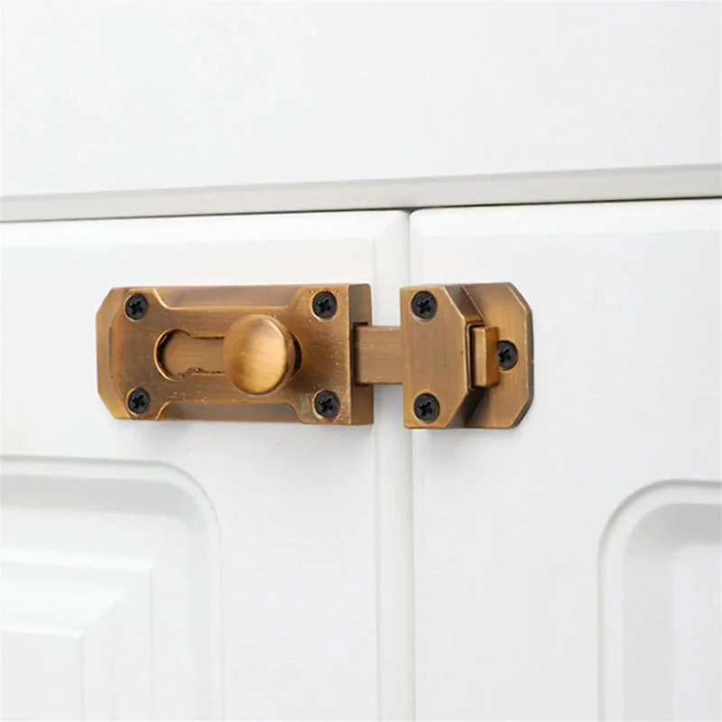 Heavy Duty Zinc Alloy Sliding Bolt Lock For Doors Windows And Garages With Premium Polish Finish Tough As Nails Rugged Snap Latch For Sheds And Metal Storage Cabinet Clips
