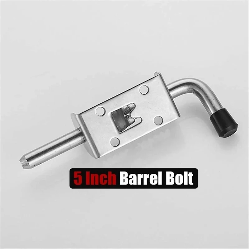 Heavy Duty Stainless Steel Sliding Gate Latch With Spring Loaded Locking Pin And Barrel Bolt Built Tough For Rough Outdoor Use Designed To Provide Smooth Quiet Operation Whenever You Swing It Open Or Closed