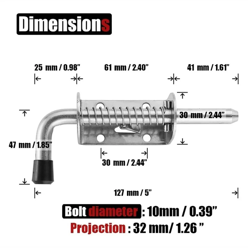 Heavy Duty Stainless Steel Sliding Gate Latch With Spring Loaded Locking Pin And Barrel Bolt Built Tough For Rough Outdoor Use Designed To Provide Smooth Quiet Operation Whenever You Swing It Open Or Closed