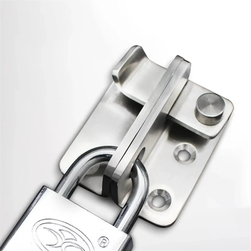 Premium Stainless Steel Barrel Bolt Spring Latch Heavy Duty Gate Security Slide Lock No Sweat Install Hardware For Sheds Cabinets Windows And Outdoor Boxes