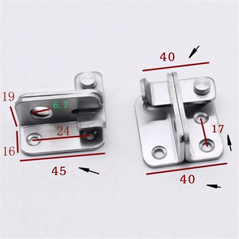 Premium Stainless Steel Barrel Bolt Spring Latch Heavy Duty Gate Security Slide Lock No Sweat Install Hardware For Sheds Cabinets Windows And Outdoor Boxes