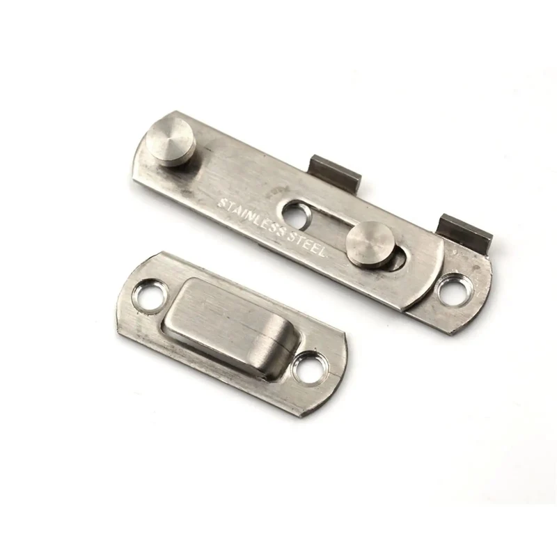 Heavy Duty Stainless Steel Sliding Bolt Lock For Backyard Gates And Shed Doors Straight Up Secure Home Safety Hardware That Resists Wear And Handles Tough Conditions Outside No Sweat