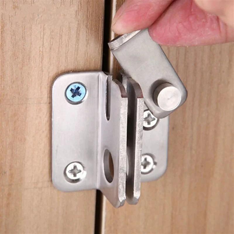 Stainless Steel Spring Latch Bolt Lock For Doors And Cabinets Featuring Heavy Duty Toggle Catch That Snaps Right Into Place For Rock Solid Security And Hassle Free Diy Installation