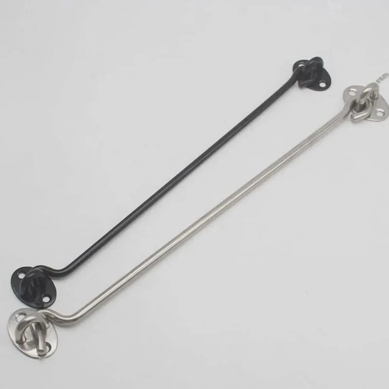 Heavy Duty Stainless Steel Gate Hook And Eye Latch For Barn Door Featuring A Rust Proof Finish That Holds Up Against Mean Weather While Providing Secure Fence Security You Can Count On Every Single Time