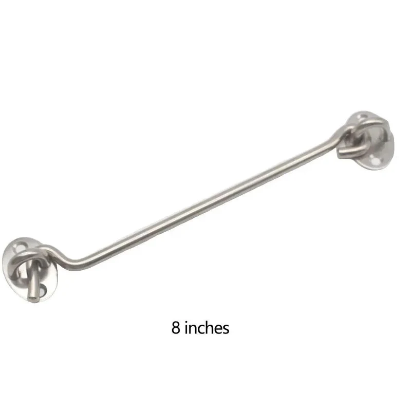 Kick Ass Heavy Duty Stainless Steel Gate Hook And Eye Latch Rust Resistant Weatherproof For Barn Door Fence And Outdoor Shed With Easy Mount Hardware Kit